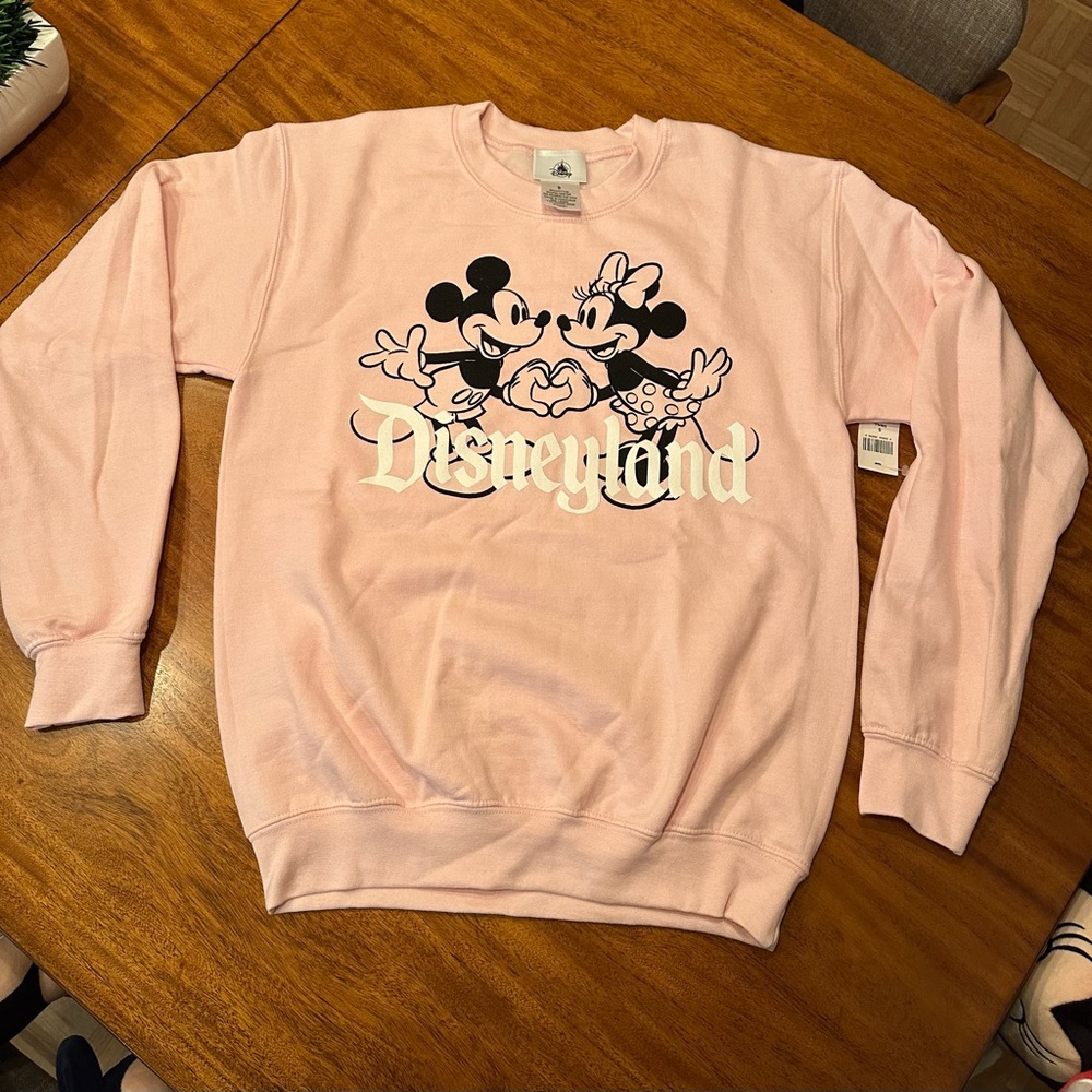 Disneyland Pink Crew Sweater